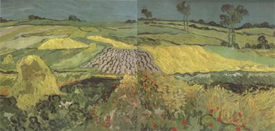 Vincent Van Gogh Wheat Fields near Auvers (nn04) Norge oil painting art